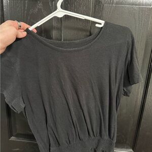 American Eagle Outfitters Black Short Sleeve Top